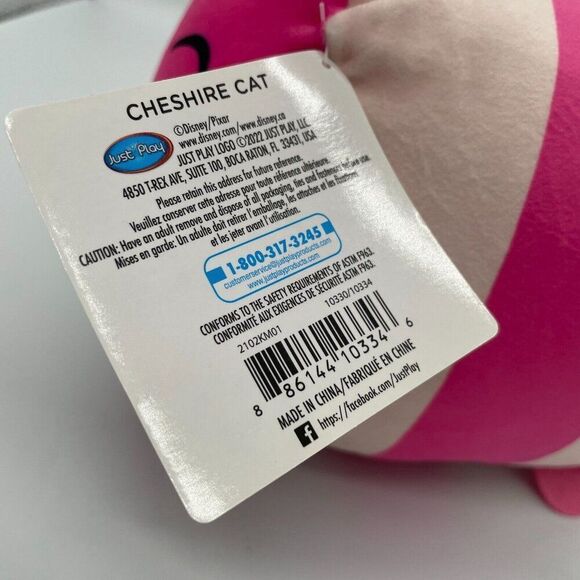 Cheshire Cat Tsum Tsum‎ Plush Medium 8" Disney Alice in Wonderland Plush Stuffed - Picture 5 of 5